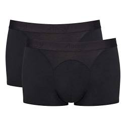 sloggi men Herren Ever Soft Hipster 2P Retroshorts, Black, M von Sloggi