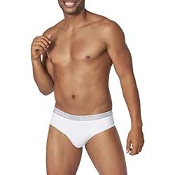 sloggi men Herren GO ABC Midi 6P Slip, White, XL von Sloggi