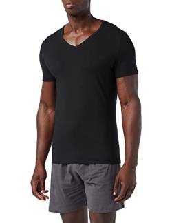 sloggi men Herren GO Shirt V-Neck Slim Fit Unterhemd, Black, XXL von Sloggi