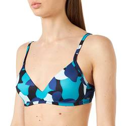 sloggi shore Damen Flower Horn P Padded Bikini, Blue - Dark Combination, XL von Sloggi