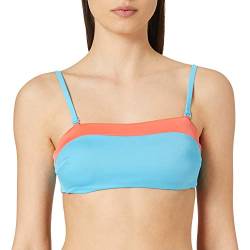 sloggi shore Damen Kosrae Bandeau Bikini Oberteil, Orange - Light Combination, M von Sloggi