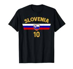Slowenien Geschenk für Slovenija Fußball Soccer Europa T-Shirt von Slowenien Shirt Tor 2024 Fußball Soccer Football