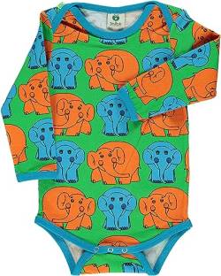 Småfolk Baby Boys Body LS, Elephant Infant and Toddler Costumes, Green, 98 von Småfolk