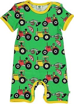 Småfolk Baby Boys Summer Body Suit with Tractors Infant and Toddler Costumes, Green, 92 von Småfolk