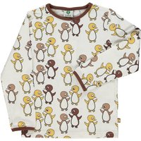 Småfolk Langarmshirt SMAFOLK Langarmshirt Longsleeve mit allover Baby Pinguin Print von Småfolk