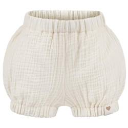 Baby Kinder Musselin Shorts Kurze Hose Uni Pumphose Sommerhose, Größe: 86/92, Farbe: Creme von Smarilla