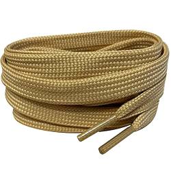 120 cm flache Schnürsenkel Smart Laces® Schnürsenkel idealer Ersatz für Air Jordans Stiefel Schnürsenkel, sand von Smart Laces