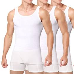 Unterhemd Herren 3/5er Pack Tank Top Baumwolle Männer Schwarz Weiss Mehrfarbig von Smart Sir