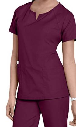 Smart Uniform M 1706 Round Neck Scrub (M, Wein [Wine]) von Smart Uniform