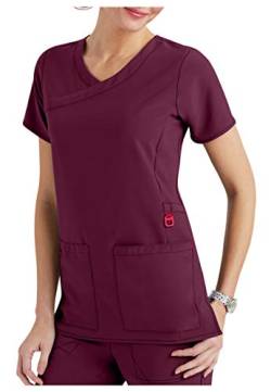 Smart Uniform Schlupfkasack ALV210 (XL, Wine) von Smart Uniform