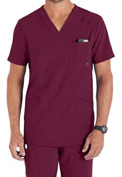 Smart Uniform V- Neck Over900 (L, Wein [Wine]) von Smart Uniform