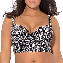 Smart & Sexy Damen Full-Busted Supportive Underwire Swimsuit Bikini Top Bikinioberteil, Süßwasserperle, 95E von Smart & Sexy