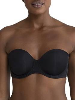 Smart & Sexy Damen Light Lined Strapless Bra BH, schwarzer Farbton, 90D von Smart & Sexy