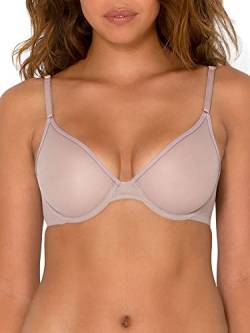 Smart & Sexy Damen Sheer Demi Underwire Bra Halbschalen BH, Rinde (Mesh), 90D von Smart & Sexy