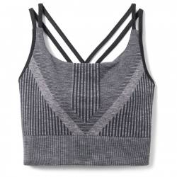 Smartwool - Women's Intraknit Strappy Bra - Sport-BH Gr XS grau von SmartWool