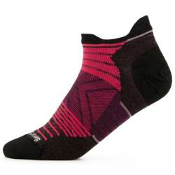 Smartwool - Women's Run Zero Cushion Stripe Low Ankle Socks - Laufsocken Gr S schwarz von SmartWool