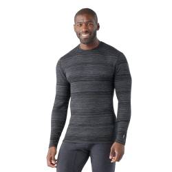 Smartwool Classic Thermal Merino Baselayer mit Rundhalsausschnitt für Herren Base Layer Crew, Schwarze Farbwechsel, L von Smartwool