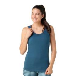 Smartwool Damen Women's Tank Merino-Tanktop, Blau-Twilight Blue von Smartwool