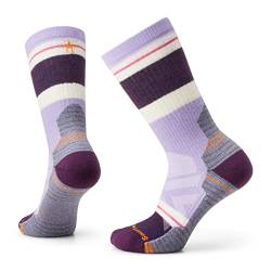 Smartwool Full Cushion Crew Wandersocken mit Saturnsphere-Print für Damen, ULTRA VIOLET, Small von Smartwool