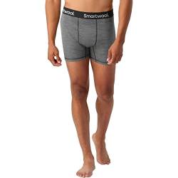 Smartwool Herren Men's Boxer Brief, Mittelgraues Heather, XL von Smartwool