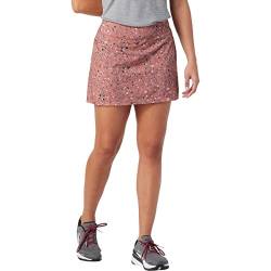 Smartwool Merino Sport Lined Skirt - Women's Light Mahogany Composite Print, M von Smartwool
