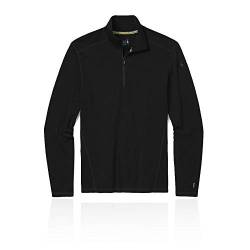 Smartwool Unisex Men's Classic Thermal Base Layer Herren Merino 250 Baselayer 1/4 Zip Box, Schwarz, M von Smartwool