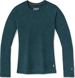 Smartwool Women's SW016370G751001 Base Layer Top, Twilight Blue Heather, M von Smartwool