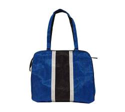 Smateria Schulter-Tasche Nora L Royal-Blau | italienisches Design | stylish, leicht, robust von Smateria