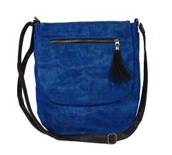 Smateria Umhänge-Tasche Away Royal-Blau | italienisches Design | stylish, leicht, robust von Smateria
