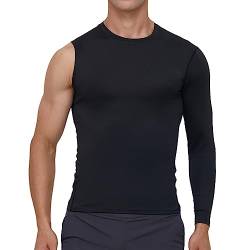 Smatstyle Kompressionsshirt Basketball Single Sleeve Herren langärmelig,1/2 Kompressions Langarm Funktionsshirts Base Layer Quick Dry T-Shirt Fitness Tights für Laufen,Training von Smatstyle