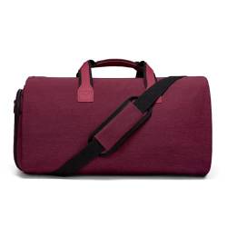 Smicabe Umwandelbarer Reise-Kleidersack, Handgepäcktasche für Männer und Frauen, 2-in-1 Hängetasche, Koffer, Anzug, Business-Reisetasche von Smicabe