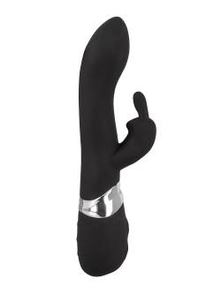 Sweet Smile Blacky: Bunny-Vibrator, schwarz von Smile