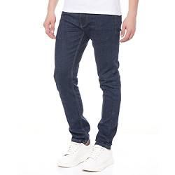 Smith & Solo Jeans Herren - Slim Fit Jeanshose, Hosen Stretch Modern Männer Straight Hose Cut Basic Washed (30W / 32L, Jake Navy) von Smith & Solo