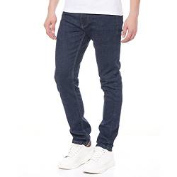 Smith & Solo Jeans Herren - Slim Fit Jeanshose, Hosen Stretch Modern Männer Straight Hose Cut Basic Washed (32W / 34L, Jake Navy) von Smith & Solo