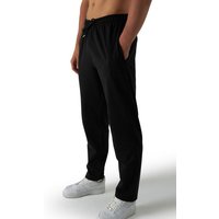 Smith & Solo Jogginghose Herren Sporthose Trainingshose Sweathose (1-tlg) Schwarz, Gerade von Smith & Solo