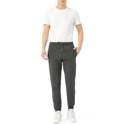 Smith & Solo Jogginghose Herren – Trainingshose mit Gummibund, Sporthose Herren Lang Freizeithose, Activewear Sweatpants Fitness, Laufen und Freizeit (Anthrazit, 2XL) von Smith & Solo