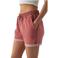 Smith & Solo Sweatshorts Kurze Hose Damen Shorts (1-tlg) Lycra, Baumwolle, umschlagene Beinsaum von Smith & Solo