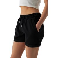 Smith & Solo Sweatshorts Kurze Hose Damen Shorts (1-tlg) Lycra, Baumwolle, umschlagene Beinsaum von Smith & Solo