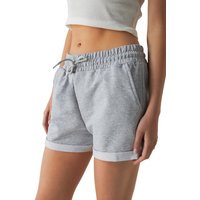 Smith & Solo Sweatshorts Kurze Hose Damen Shorts (1-tlg) Lycra, Baumwolle, umschlagene Beinsaum von Smith & Solo