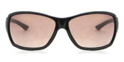 Smith Damen Purist 7K D28 59 Sonnenbrille, Schwarz (Shiny Black/Brown Sf) von Smith
