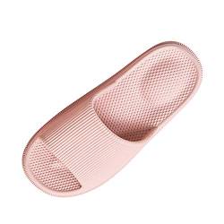 Smniao Damen Hausschuhe Duschschuhe Slippers rutschfest Weiche Sommer Unisex Badeschuhe Indoor Badelatschen Saunaschuhe (36/37 EU, Rosa) von Smniao