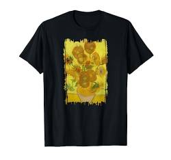 Van Gogh "Sonnenblumen" berühmte Vintage-Kunst T-Shirt von Smooth HQ