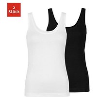 SNOCKS Tanktop Top mit breiten Trägern Damen (2-tlg) aus Bio-Baumwolle, bequem, perfektes Basic für jedes Outfit von Snocks
