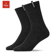 SNOCKS Thermosocken Wollsocken Damen Herren Wintersocken Stricksocken (2-Paar) aus warmem Material mit SNOCKS-Label von Snocks