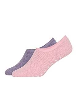 Snocks 2er Pack Stoppersocken Yoga Socken Damen 35-38 Pilates Haussocken Damen Yogasocken ABS Socken Damen Rosa 35-38 Antirutschsocken Damen Rutschfeste Socken mit Noppen von Snocks