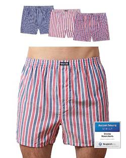 Snocks American Boxershorts Herren 3er-Pack aus Baumwolle - Gr. S-4XL - Weite Passform und lockerer Fit von Snocks