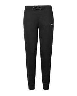 Snocks Baumwoll Sporthose M I Bequeme Damen Jogger mit optimalen I Enge Jogginghose für Männer auch ideal für Workouts geeignet I Stylische Trainingshose für Zuhause I Schwarz von Snocks