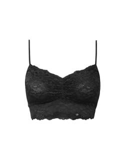 Snocks Damen Spitzen BH Lace Bra Unterwäsche Frauen (M, 1x Schwarz) von Snocks