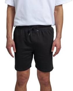 Snocks Sweatshorts Herren aus Bio Baumwolle - gr.M - Schwarz - Kurze Hosen Herren, Sporthose Herren Kurz, Herren-Shorts, Kurze Sporthose Herren von Snocks