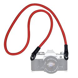 Snowtain Kamera Tragegurt,Kameragurt aus Kletter-Seil,Schnellverschluß Kamera Schultergurt,Kamera Handschlaufe für Canon,für Nikon,für Pentax,für Sony,für Fujifilm und für Digitalkamera (Rot) von Snowtain